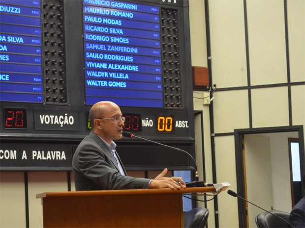 Emendas do vereador Marcos Papa, sobre contenção de gastos, foram negadas (Foto: Rodolfo Tiengo/G1)