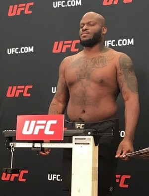 Derrick Lewis na pesagem do UFC Halifax (Foto: reprodução/Instagram)