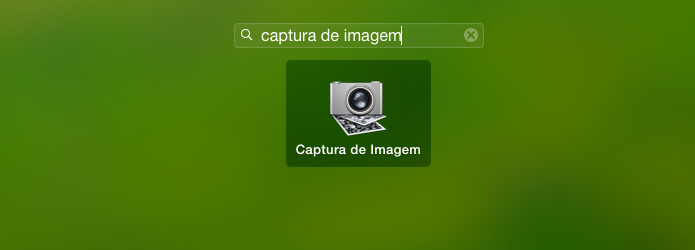 Executando o aplicativo Captura de Imagem (Foto: Reprodução/Edivaldo Brito)