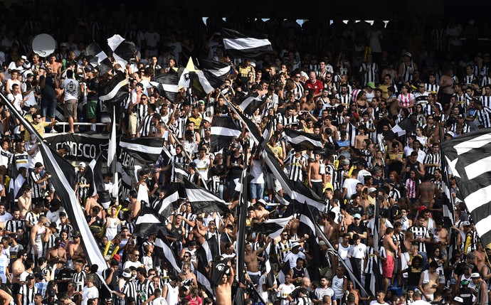 Torcida Botafogo Nilton Santos Engenhão (Foto: André Durão / GloboEsporte.com)