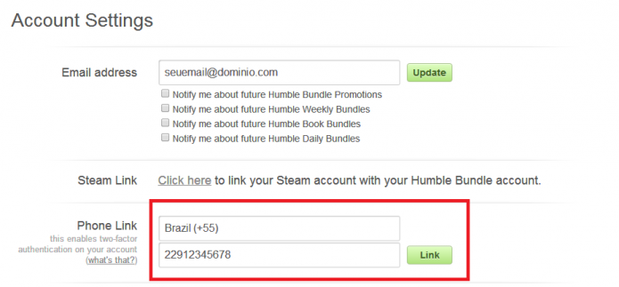 Humble Bundle (Foto: Reprodução/Paulo Vasconcellos)