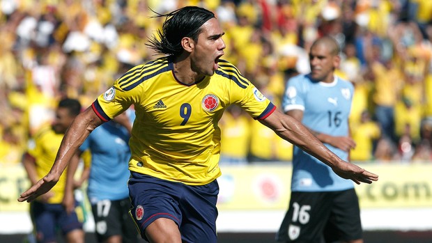 Falcao Garcia, Colômbia x Uruguai (Foto: Agência AP)