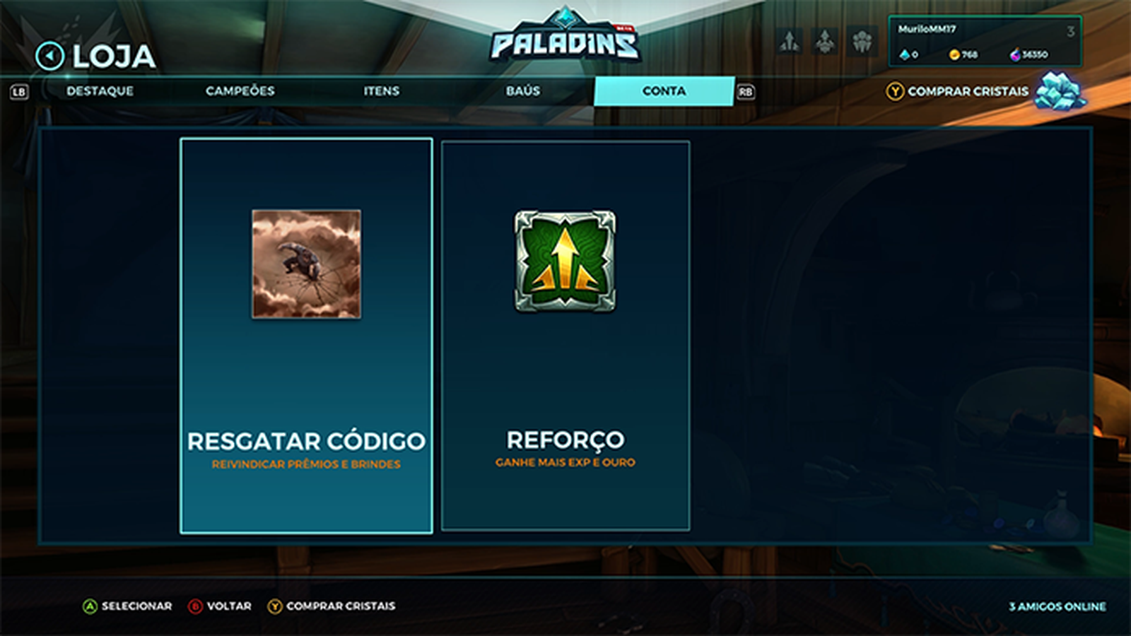 Como conseguir campeões e skins grátis no game Paladins 6