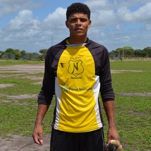Maurício Ferreira, goleiro do Náutico-RR (Foto: Nailson Wapichana/GloboEsporte.com)