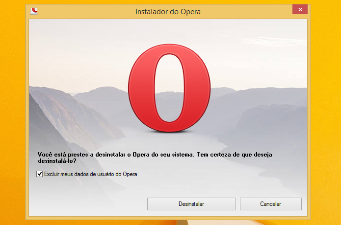 Desinstalando o Opera do computador (Foto: Reprodução/Helito Bijora)