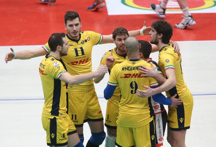 Modena vôlei Copa Itália (Foto: Reprodução/Twitter)