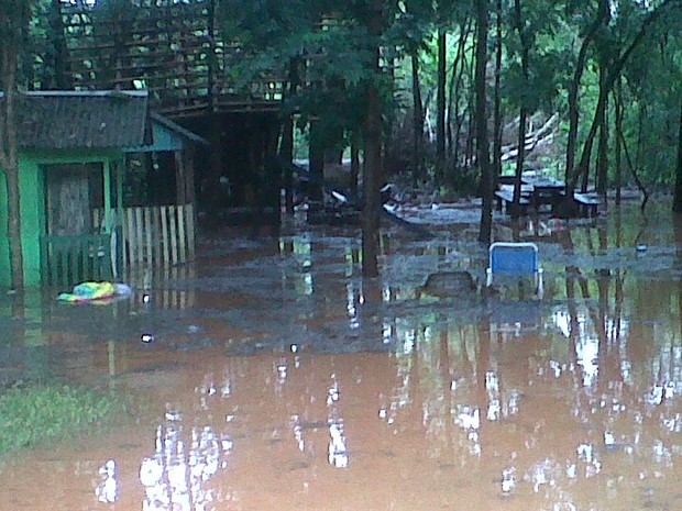 panambi; rio grande do sul; enchente; alagamento (Foto: Bibiana Bolson/RBS TV)