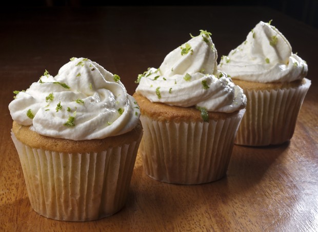 Cupcake com limo verde e cream-cheese (Foto: Divulgao)