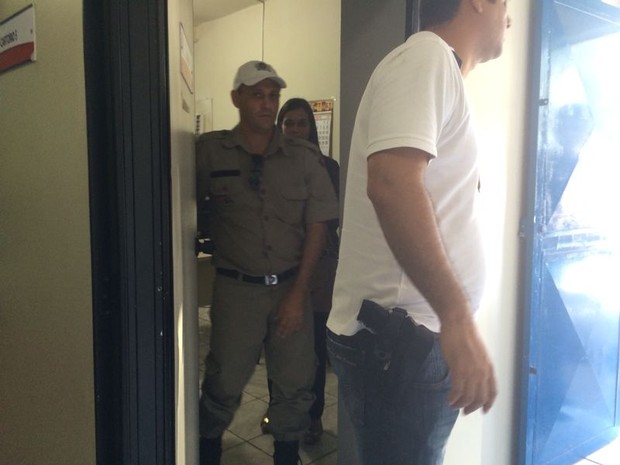 Militar foi preso por agredir filho de policial (Foto: Paula Nunes/G1)