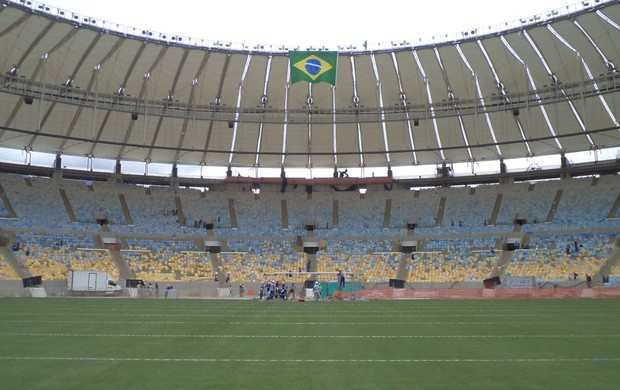 Obra do Maracanã (Foto: Reprodução da TV)