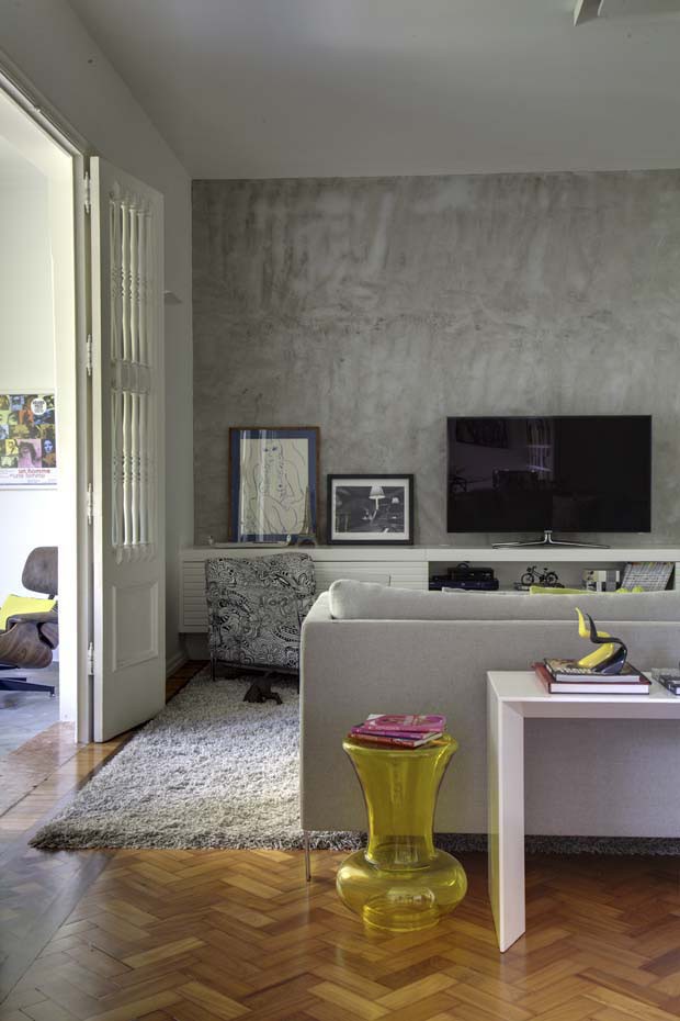 Apartamento alugado com personalidade (Foto: Denílson Machado, MCA Estúdio / Divulgação)