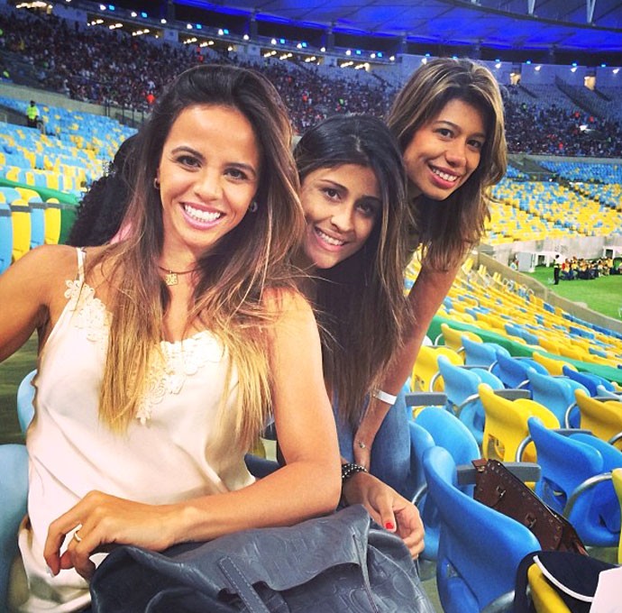 Micheli Sobis esposa do Rafael Sobis jogo Fluminense (Foto: Reprodução / Instagran)