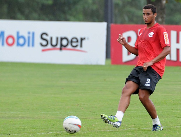 Weliton treino Flamengo (Foto: Alexandre Vidal / Fla imagem)