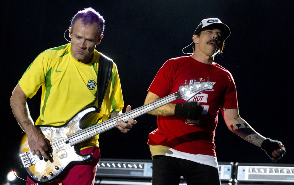 Red Hot Chili Peppers no Rock in Rio (Foto: AP )