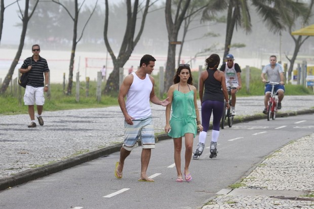 Fernanda Paes Leme e Sidney Sampaio (Foto: Dilson Silva/ Ag. News)