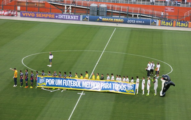Santos Bahia Bom senso Pacaembu (Foto: Flávio Meireles)