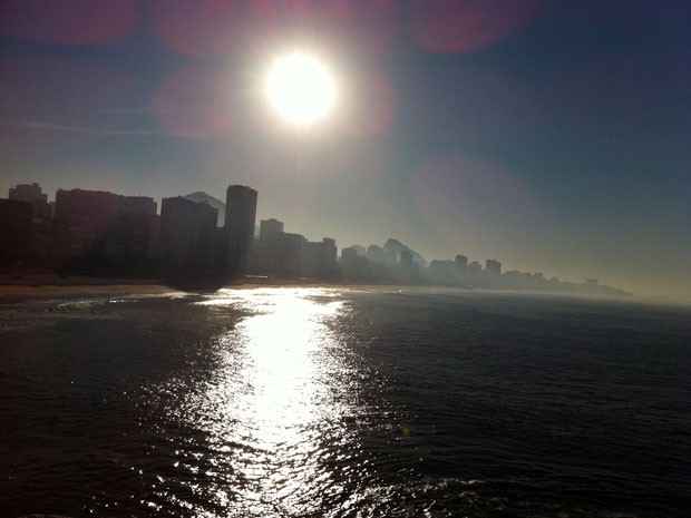 Sunday brought strong sun and warm tempts to Rio de Janeiro Sunday brought strong sun and warm tempts to Rio de Janeiro