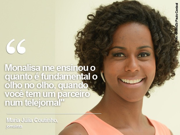 A jornalista Maria Júlia Coutinho (Foto: Reprodução/TV Globo e Instagram)