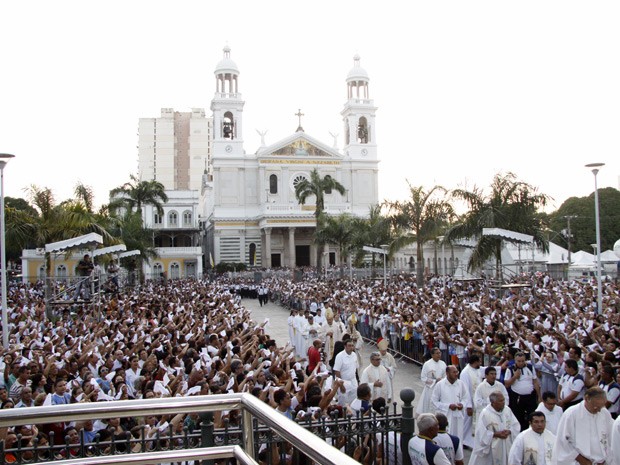 Missa do Recírio encerra festejos do Círio de Nazaré, em belém, nesta segunda-feira (24) (Foto: Divulgação/João Paraense/EKO Estratégias em Comunicação)