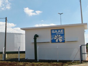 Centro de Distribuição Novo Éden, na avenida Independência, do Saae Sorocaba (Foto: Divulgação/ Saae)