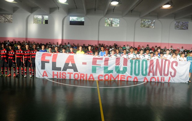 fla-flu crianças futsal (Foto: André Durão/Globoesporte.com)