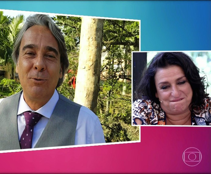 Grace Gianoukas se emociona no 'Mais Você' (Foto: TV Globo)