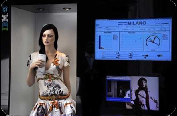 Manequim espião foi apresentado pela empresa Almax durante a semana de moda de Milão (Foto: Almax)