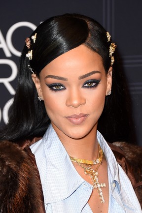Rihanna em premiação em New Jersey, nos Estados Unidos (Foto: Nicholas Hunt/ Getty Images)