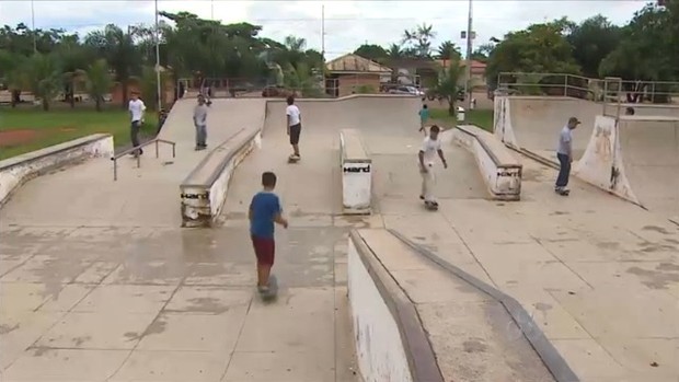 Skate Parque é o ponto de encontro de jovens em Porto Velho (Foto: Reprodução)