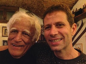 O ilustrador Roger Mello e o escritor Ziraldo (Foto: Divulgação)