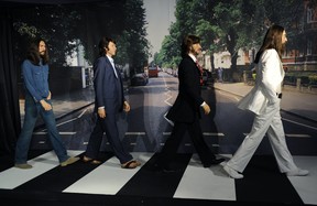 Beatles no museu de cera de Nova York (Foto: AFP)