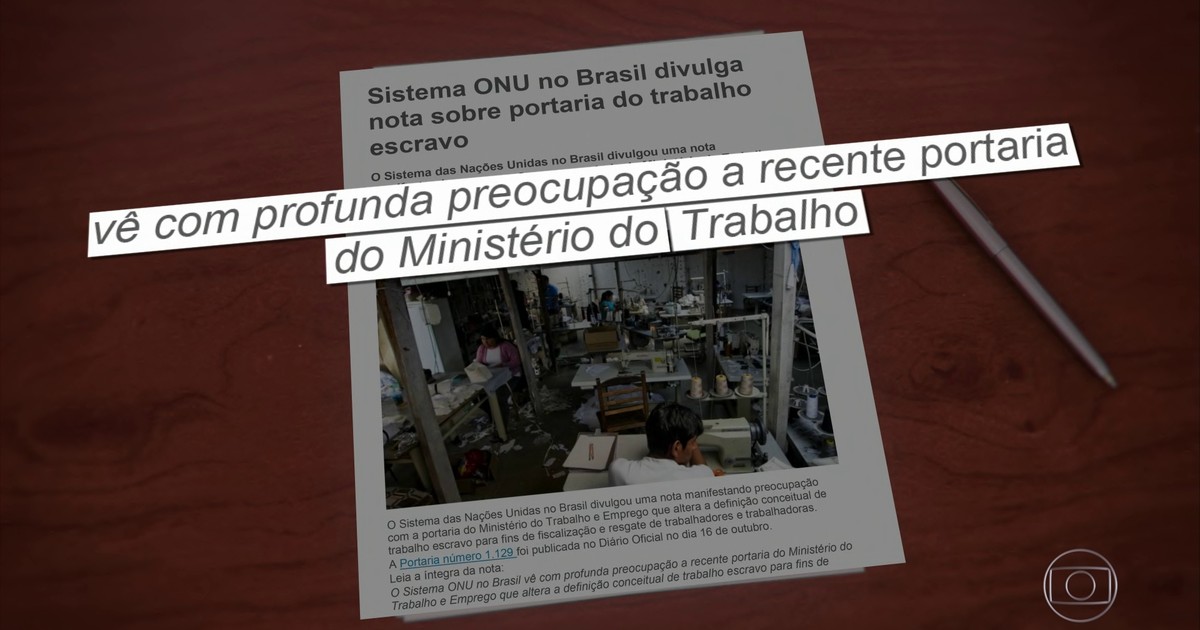Jornal Nacional - ONU no Brasil condena medida que dificulta combate ao ...