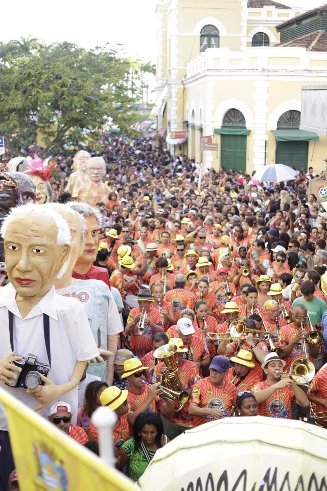 Tradicional arrastão do Berbigão do Boca reuniu centenas de foliões (Foto: Otávio Anacleto/Divulgação)