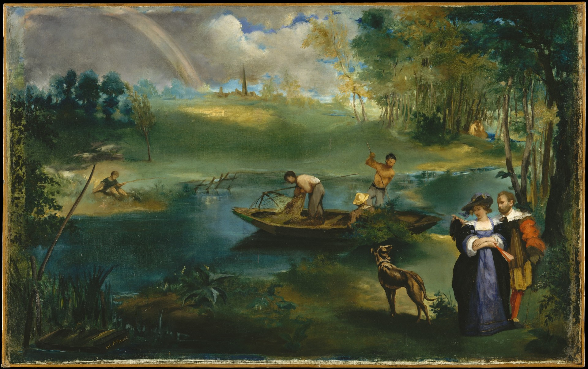 "Pescando" de Edouard Manet (Foto: Divulgação - MET)