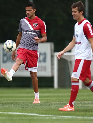 Alan Kardec São Paulo treino (Foto: Marcos Ribolli / Globoesporte.com)