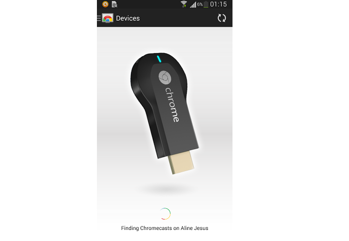 Procure Chromecast na sua rede (Foto: Reprodução/Aline Jesus)