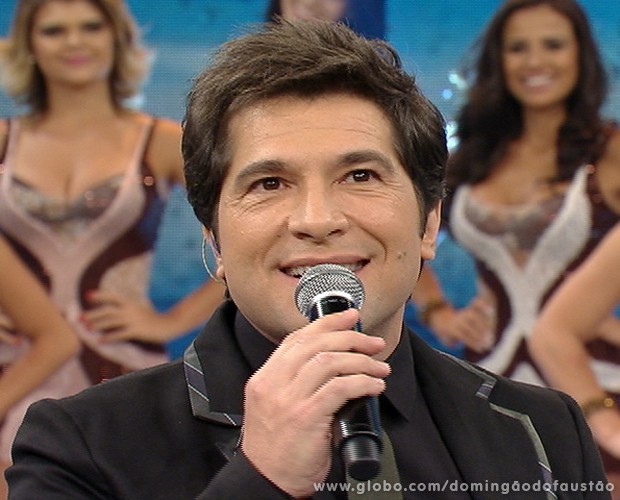 Daniel relembrou seus grandes sucessos no palco do Faustão (Foto: Domingão do Faustão/TV Globo)