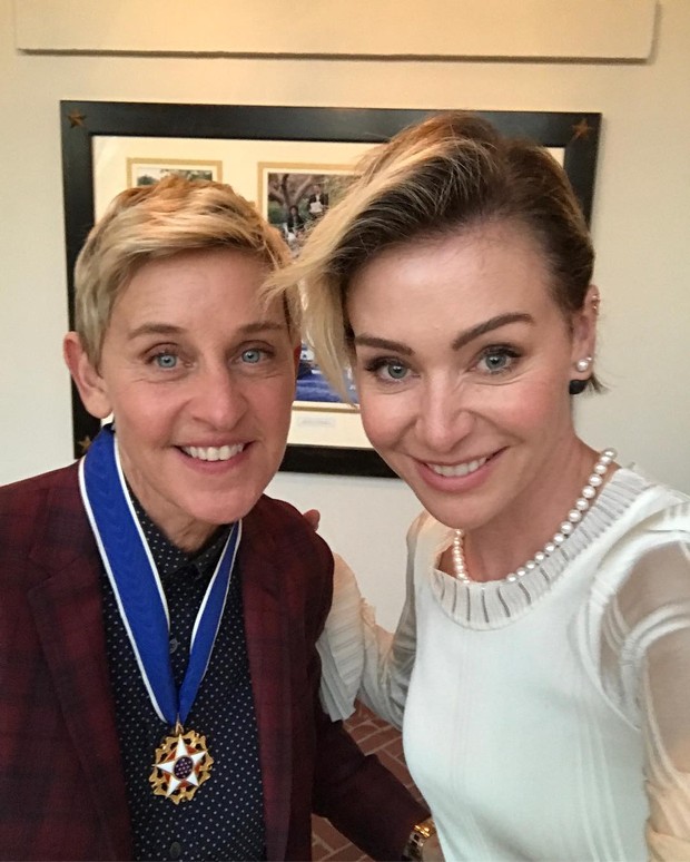Ellen DeGeneres e Portia DeRossi (Foto: Reprodução/Instagram)