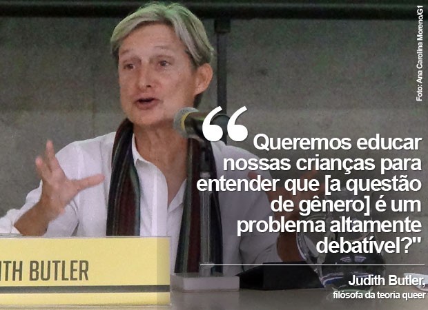 A filósofa Judith Butler esteve no Brasil para fazer palestras em Salvador e em São Paulo (Foto: Ana Carolina Moreno/G1)