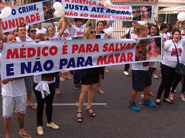 manifestação (Foto: Reprodução / TV Bahia)