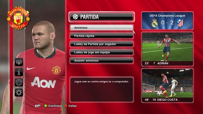 Pro Evolution Soccer 2014: como atualizar a Libertadores no game (Foto: Reprodução/Murilo Molina)