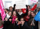 Paris tem novo protesto contra o casamento gay (Thomas Samson/AFP)