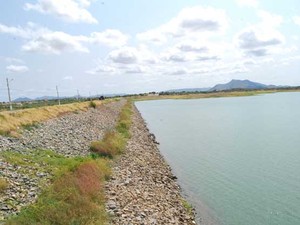 No reservatório Itans, que atende o Seridó, o nível de água está em 18,2% da capacidade total (Foto: Sidney Silva)