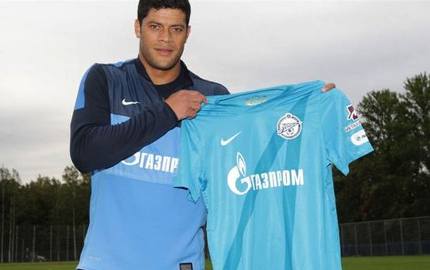 Hulk, camisa do Zenit (Foto: Reprodução / Site oficial do Zenit)