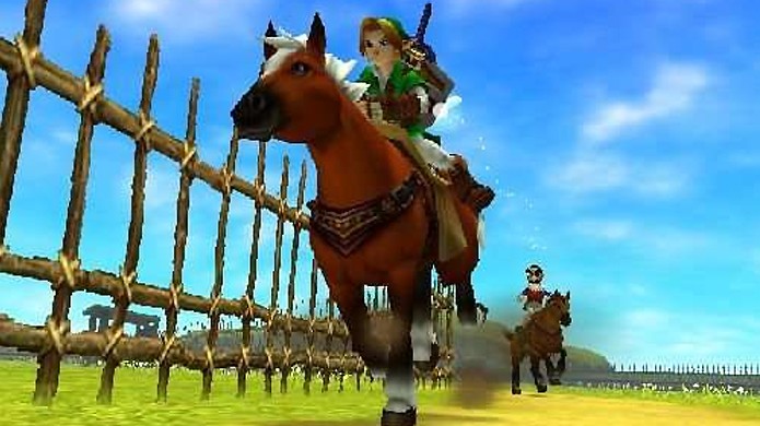 A corrida contra Ingo não é muito difícil, apenas não canse Epona demais (Foto: Divulgação)