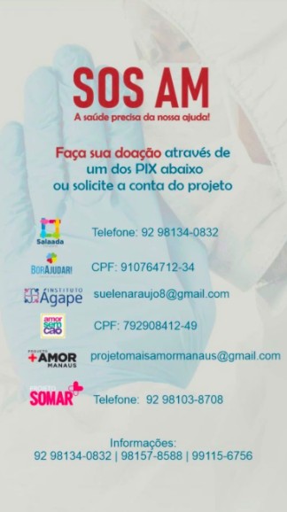 Campanha para compra de cilindros de oxigênio para hospitais de Manaus (Foto: Reprodução/Twitter) Campanha para compra de cilindros de oxigênio para hospitais de Manaus (Foto: Reprodução/Twitter)