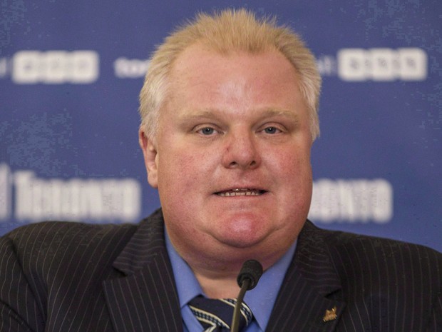 Rob Ford, prefeito de Toronto, diz que precisa de ajuda profissional para se livrar do álcool (Foto: AP/The Canadian Press)