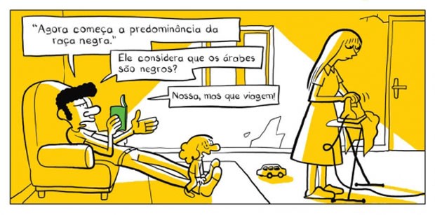 Trecho do livro 'O árabe do futuro' (Foto: Divulgação/Intrínseca)