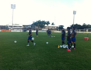 Treino do Grêmio foi apenas de finalizações a gol  (Foto: Vitor Rodriguez/Divulgação, Grêmio)