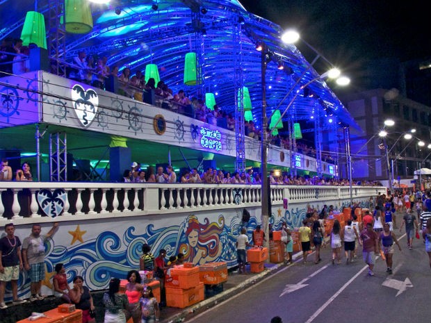 Frente do Camarote do Nana no carnaval de Salvador em 2015 (Foto: Divulgação/ Camarote do Nana)